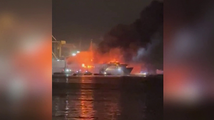 Türk gemisi Ukrayna limanında saldırının hedefi oldu