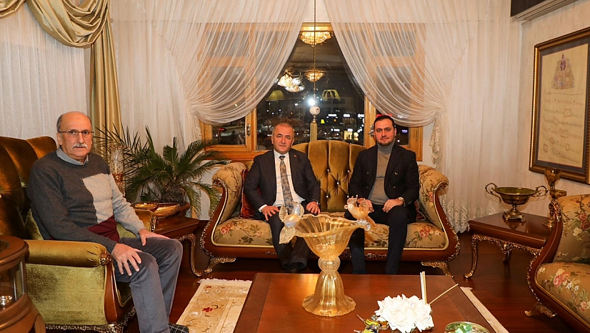Vali Hatipoğlu'ndan Süleyman Selmanoğlu'na geçmiş olsun ziyareti