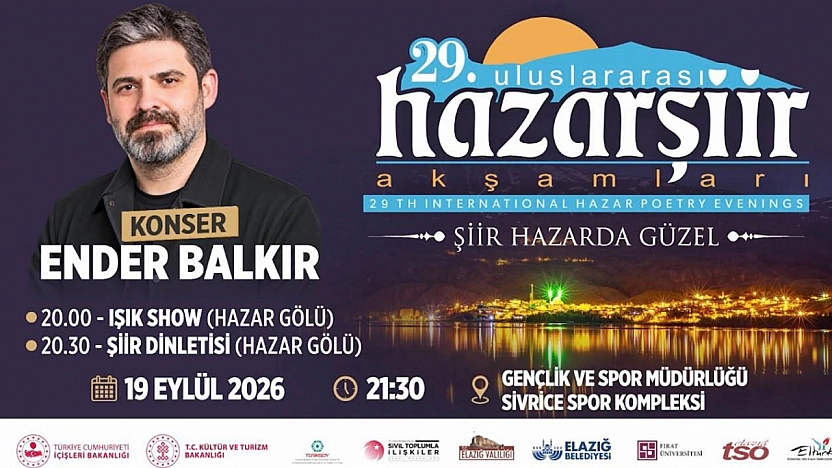 29. Uluslararası Hazar Şiir Akşamları başlıyor