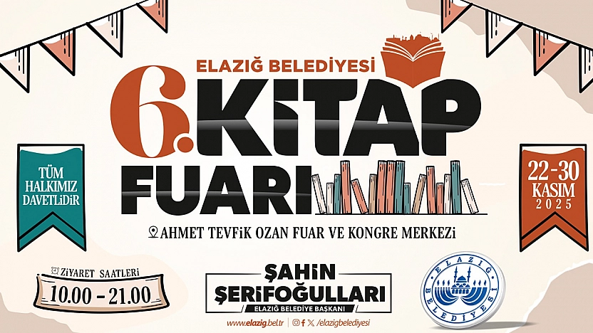 6. Kitap Fuarı, 22 Kasım'da kapılarını açıyor