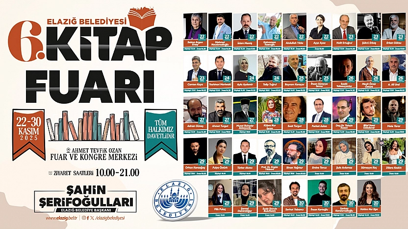 6. Kitap Fuarı'nda şair ve yazarlar vatandaşlarla buluşacak