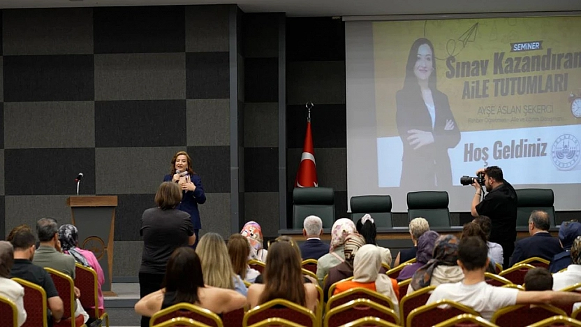 Ailelere yönelik 'sınav kazandıran aile tutumları' semineri düzenlendi