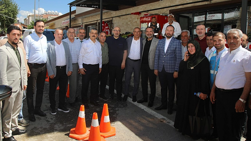 AK Parti Baskil'de tek yürek: 100 kişilik kadro sahaya indi