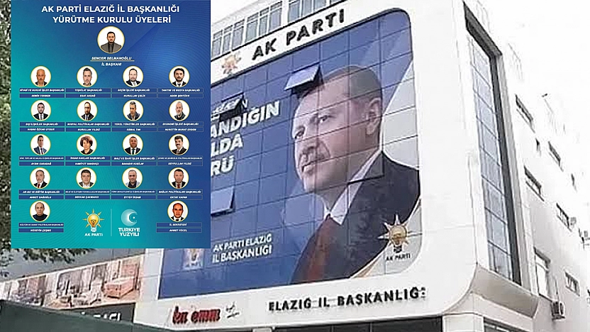 Ak Parti Elazığ İl Başkanlığında Görev Dağılımı Belli oldu