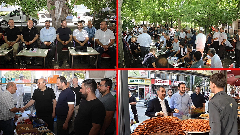 Ak Parti, kavurucu sıcaklara rağmen sahada