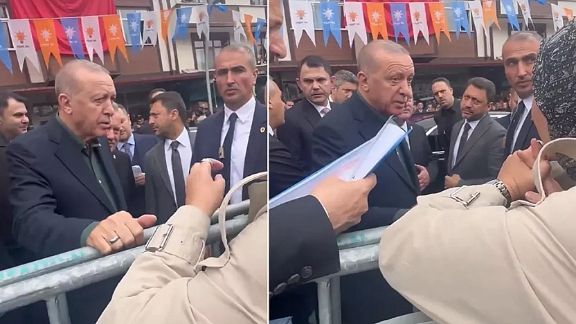 Atanamayan öğretmen yaşadıklarını Cumhurbaşkanı Erdoğan'a gözyaşları içinde anlattı