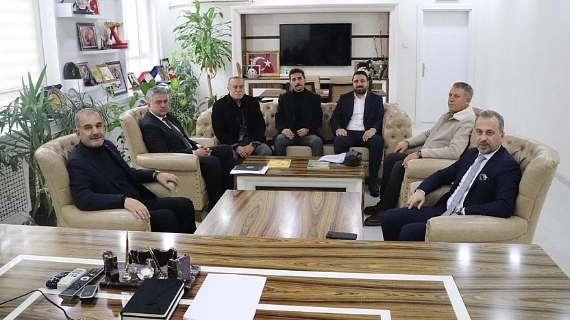 Başkan Alan'dan İl Milli Eğitim Müdürü Beraat Şahin'e ziyaret