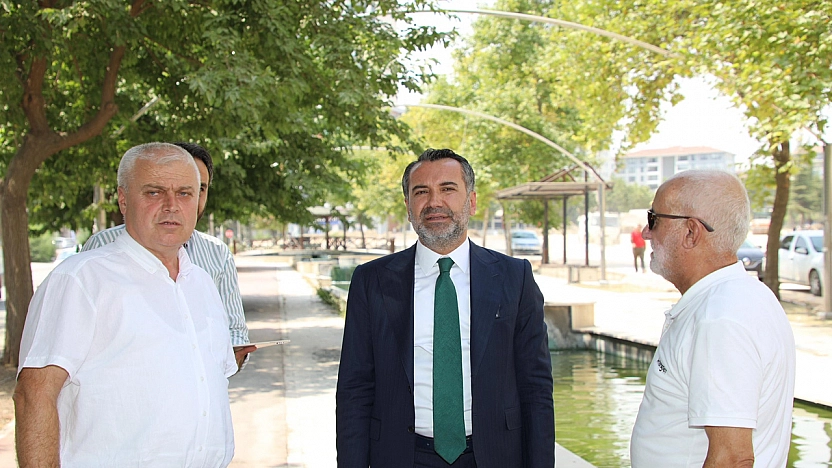 Başkan Şerifoğulları İmamefendi Bulvarı kanalboyunda incelemelerde bulundu