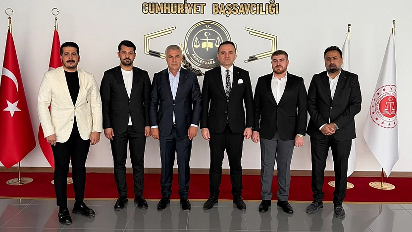 Başkan Toprak'tan Cumhuriyet Başsavcısı Yeğin'e ziyaret