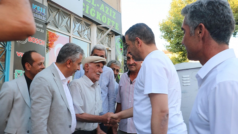 Başkan Tuncer Turus'tan Milletvekili Semih Işıkver'e ve İl Başkanı Yunus Bal'a teşekkür..