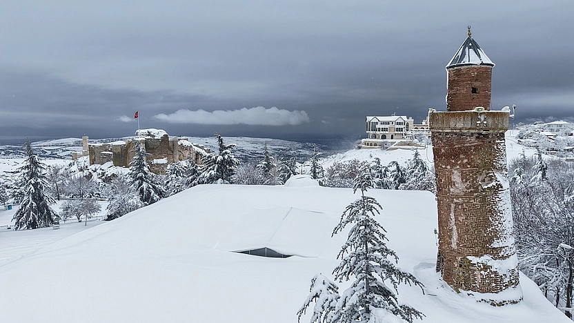 Beyaz örtü Harput'un tarihini öne çıkardı