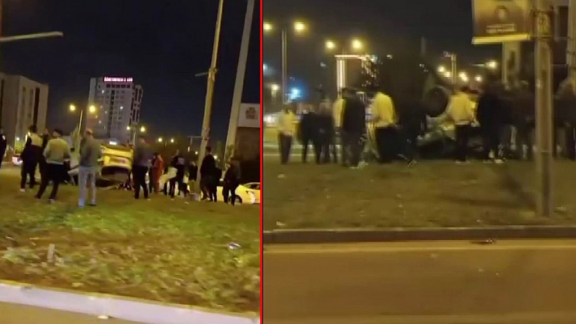 Diyarbakır'da araç takla attı: 1 yaralı