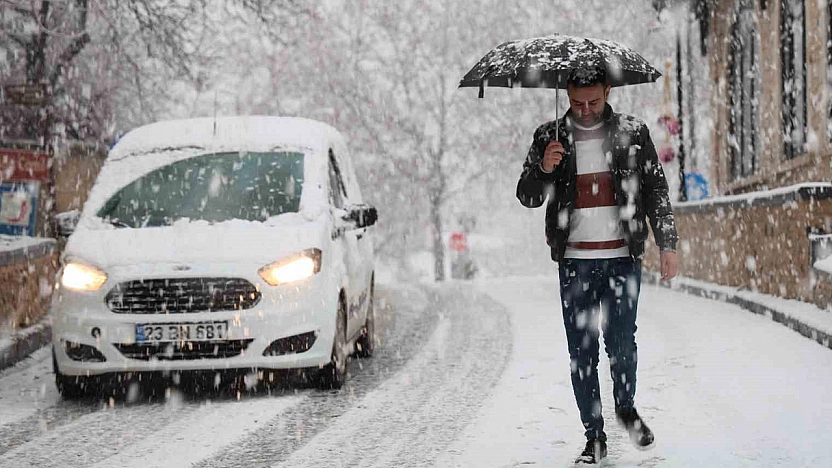 Elazığ'a kar alarmı: Yüksek kesimlerde yoğun yağış
