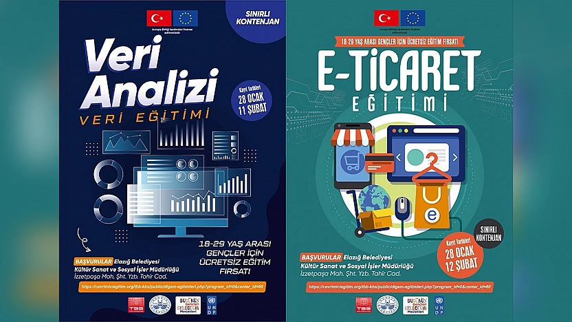 Elazığ Belediyesi'nden E-Ticaret ve Veri Analizi Eğitimleri