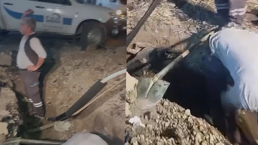 Elazığ Belediyesi yapıyor, Aksa Fırat bozuyor!
