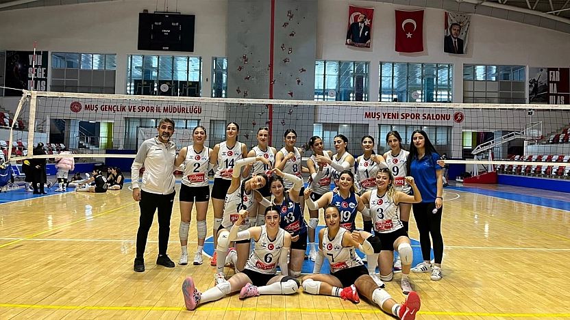 Elazığ Belediyespor Kadın Voleybol Takımı, Muş deplasmanından galibiyetle ayrıldı