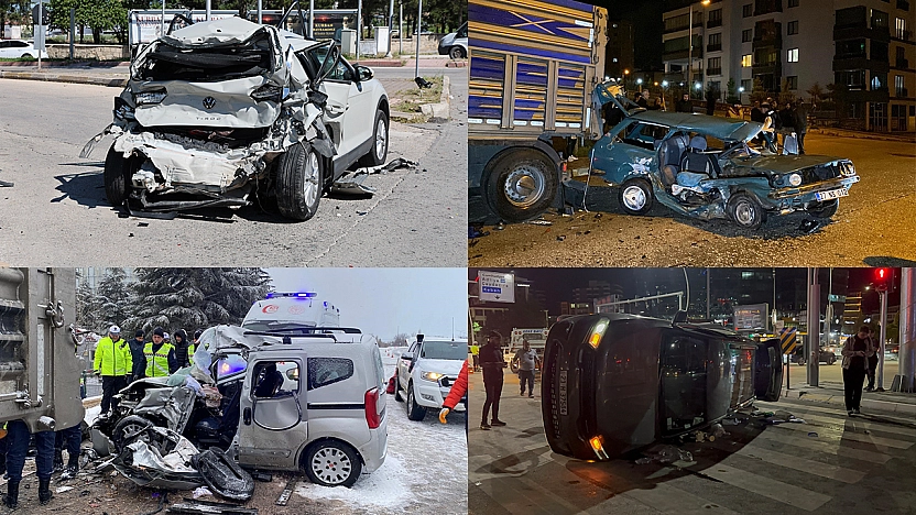Elazığ'da 6 aylık trafik bilançosu: 4 ölü, bin 226 yaralı