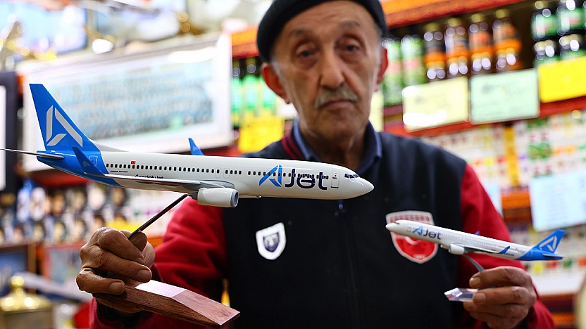 Elazığ'da 60 yıllık uçak tutkusuna A Jet'ten anlamlı jest