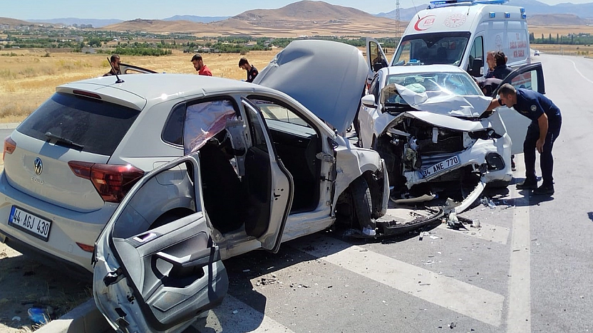 Elazığ'da Ağustos ayında 329 kaza: 299 yaralı