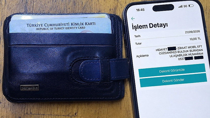 Elazığ'da akıllıca yöntem: Cüzdan sahibine 10 TL göndererek ulaştı