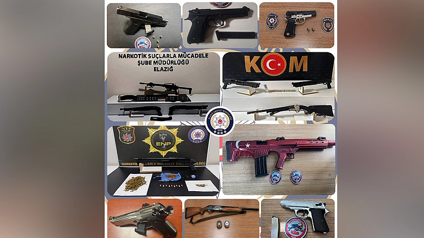 Elazığ'da aranan 70 şahıs yakalandı, tutuklandı