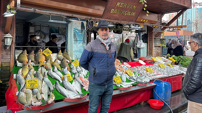 Elazığ'da Balık Azaldı, tezgahlarda durgunluk yaşanıyor