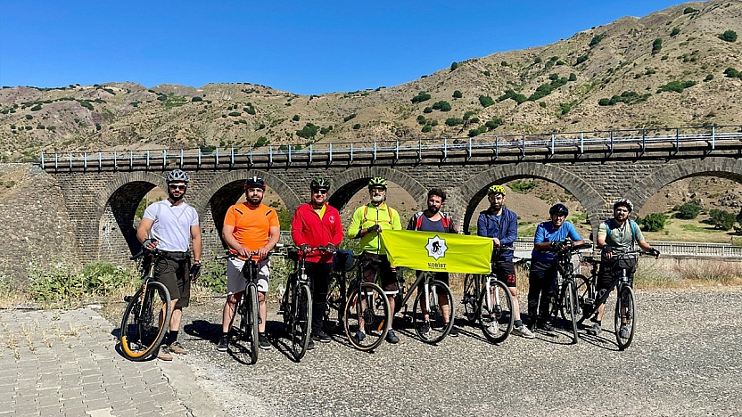 Elazığ'da bisiklet rüzgarı: Doğada 50 kilometrelik pedal turu
