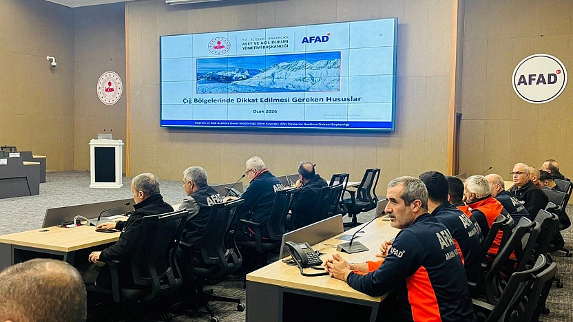 Elazığ'da çığ riskine yönelik değerlendirme toplantısı yapıldı