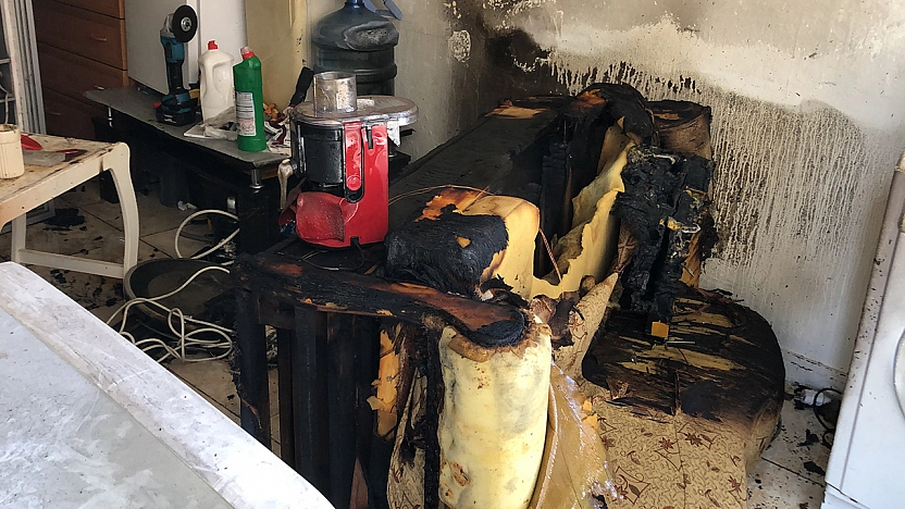 Elazığ'da depo yangını!