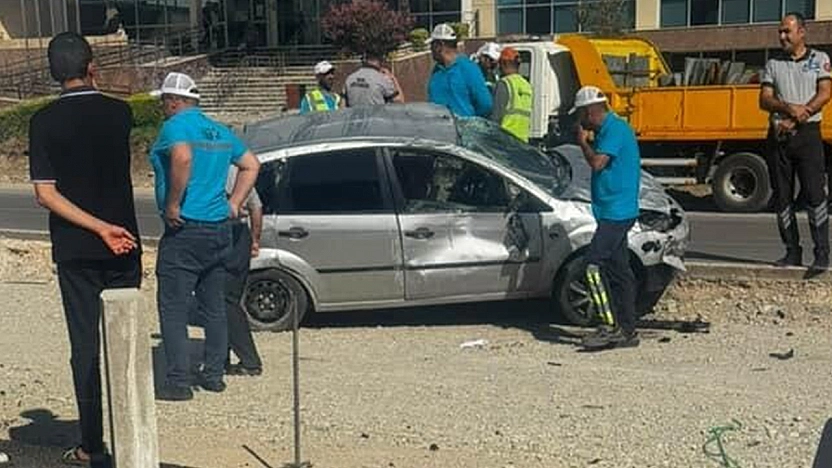 Elazığ'da feci kaza: 1 yaralı