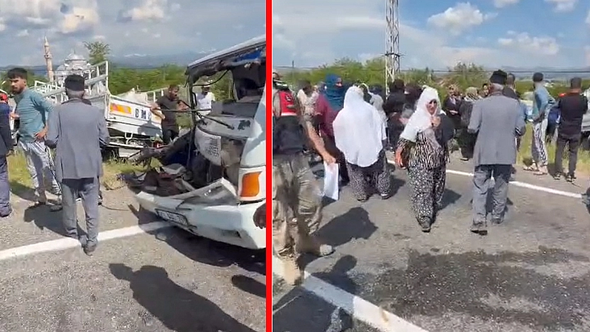 Elazığ'da feci kaza: 2 yaralı