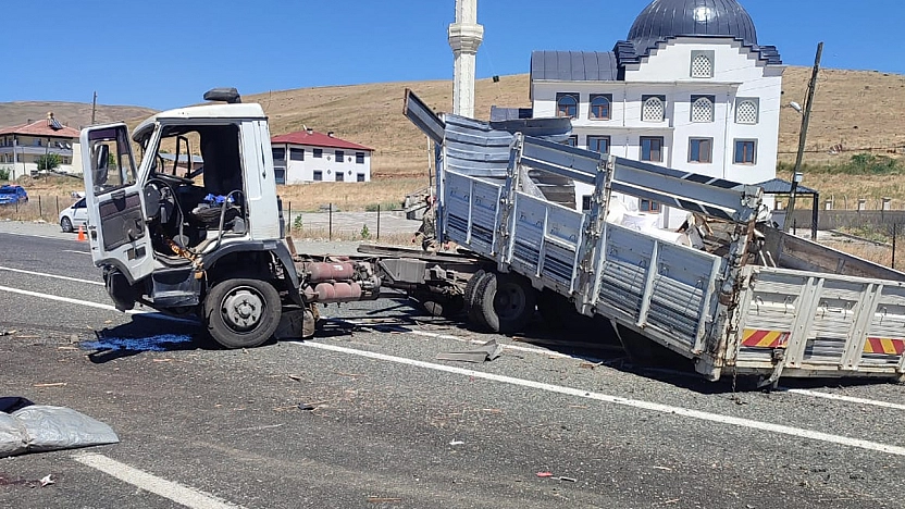 Elazığ'da feci kaza!