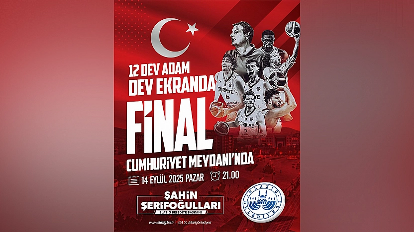 Elazığ'da final coşkusu: Milli heyecan Elazığ'da dev ekranda yaşanacak
