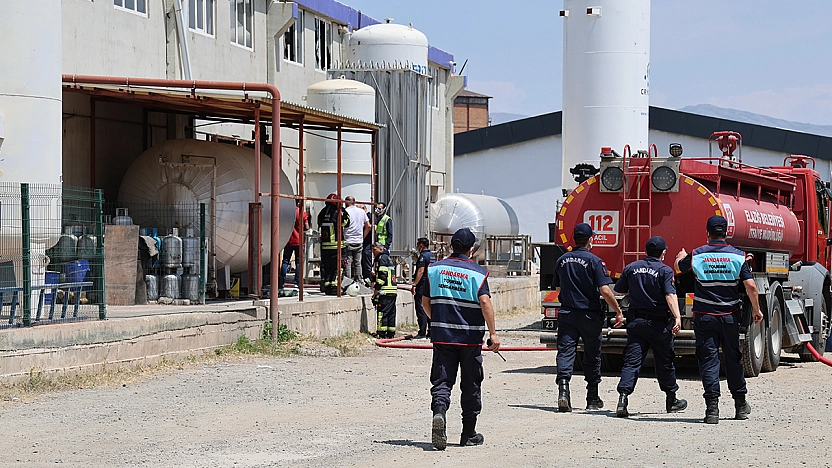 Elazığ'da gaz dolum tesisinde patlama: 3 kişi hastaneye kaldırıldı