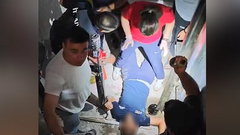 Elazığ'da genç asansör boşluğuna düştü