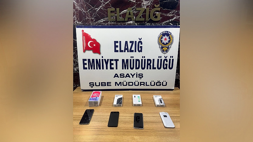 Elazığ'da hırsızlık yapan şahıs tutuklandı!
