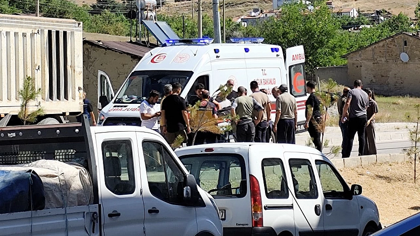 Elazığ'da kamyon kadına çarptı