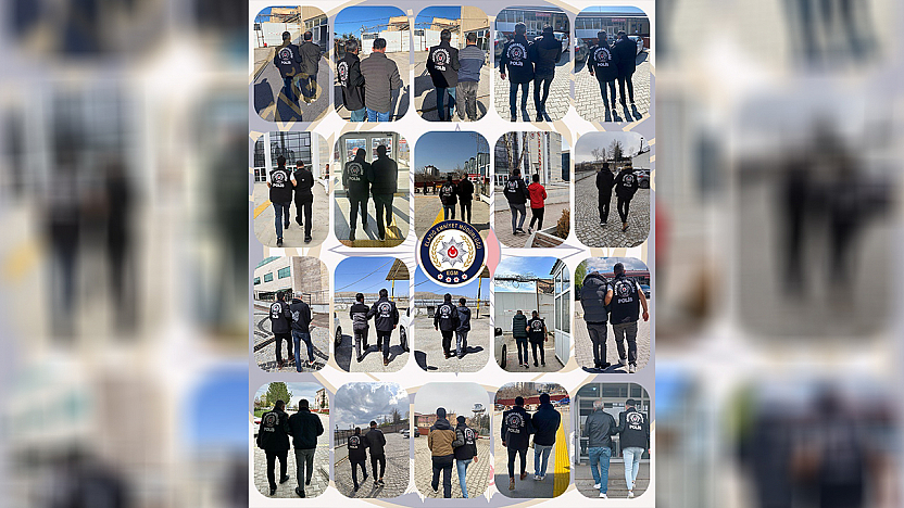 Elazığ'da kesinleşmiş hapis cezası bulunan 107 şahıs yakalandı