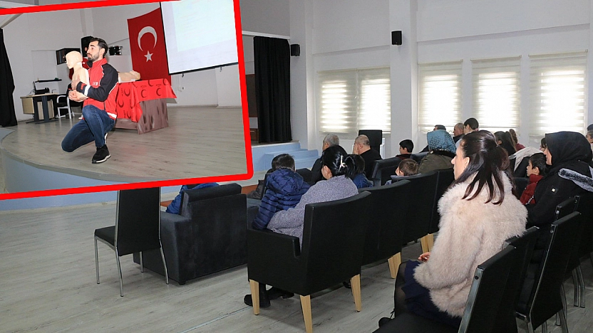 Elazığ'da Kızılay'dan çocuk evleri sitesinde ilk yardım eğitimi