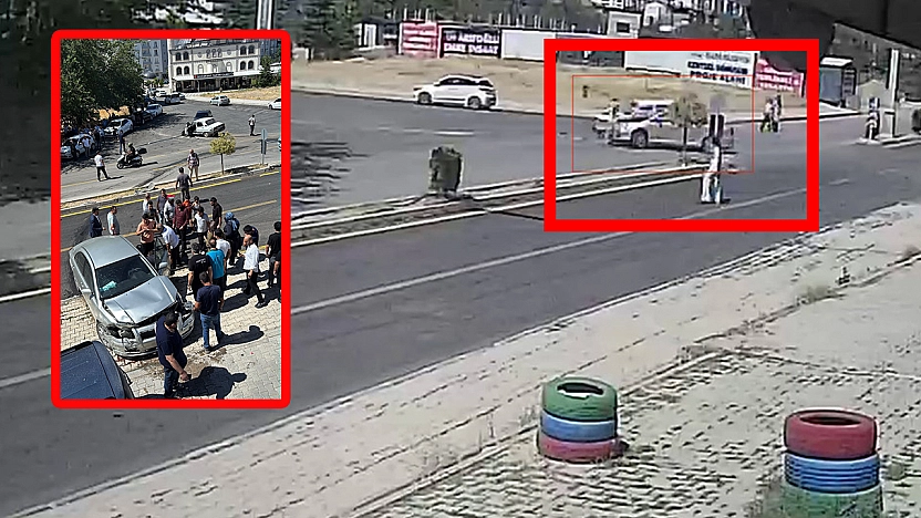 Elazığ'da korku dolu anlar: Son anda kurtuldu