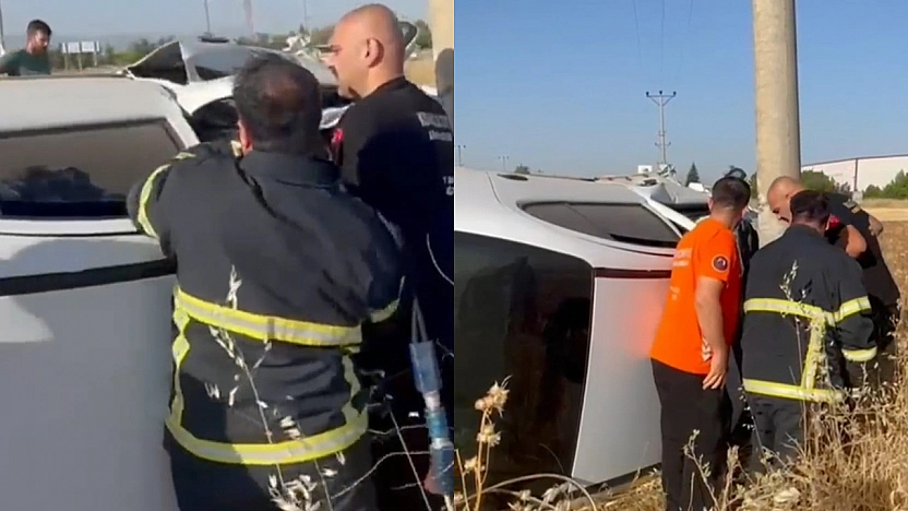 Elazığ'da korkutan kaza: 2 yaralı