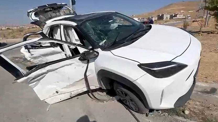 Elazığ'da korkutan kaza! 4 yaralı