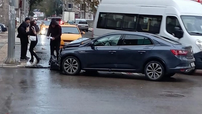 Elazığ'da korkutan kaza