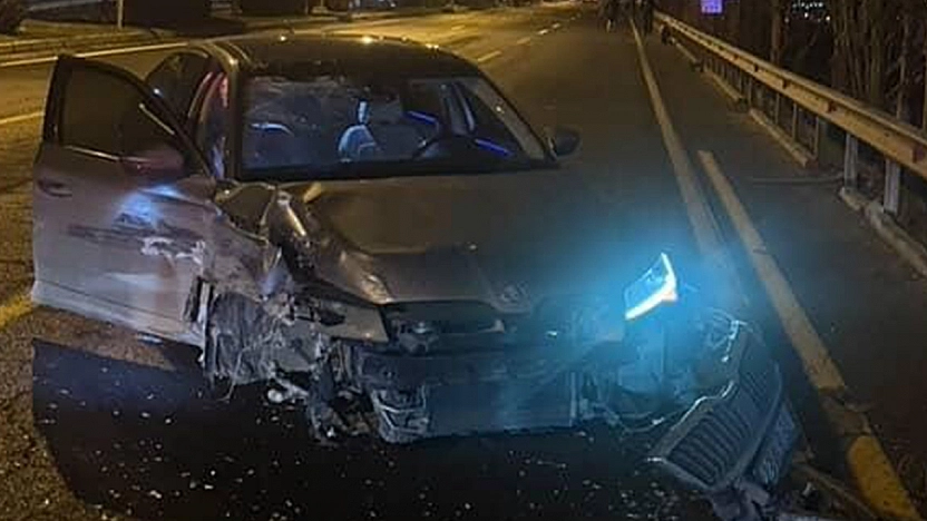 Elazığ'da korkutan kaza