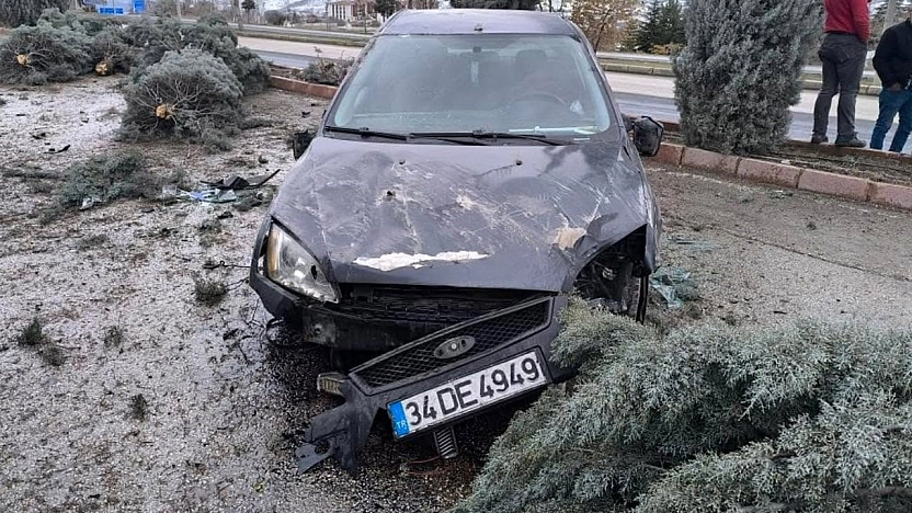 Elazığ'da korkutan kaza!