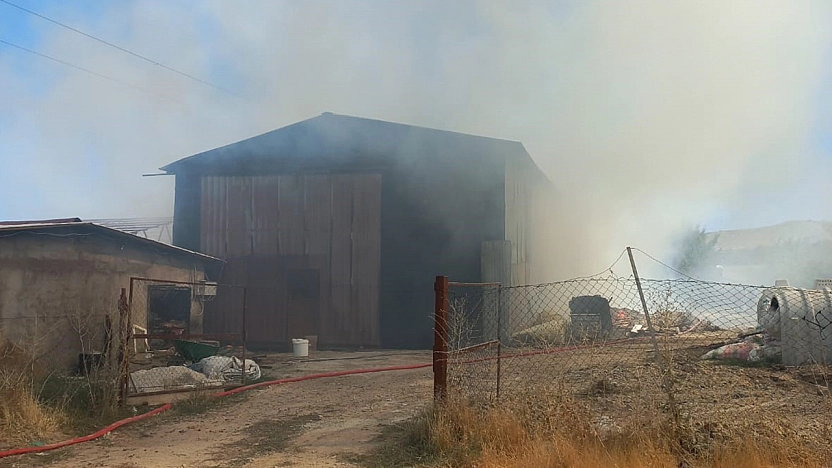 Elazığ'da korkutan yangın