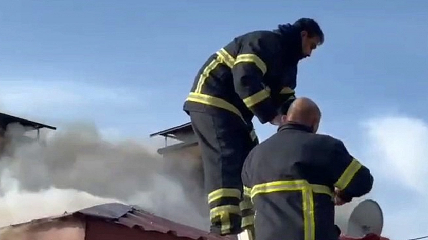 Elazığ'da korkutan yangın