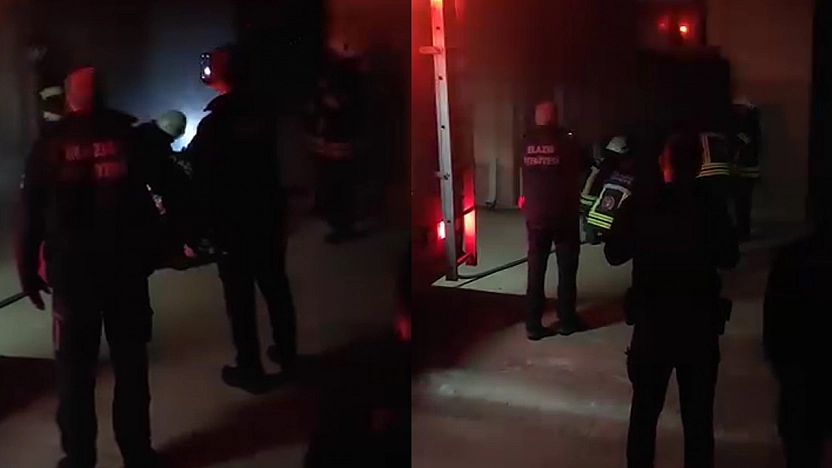 Elazığ'da korkutan yangın!