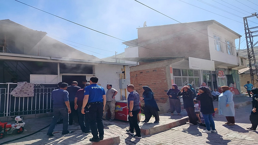 Elazığ'da korkutan yangın