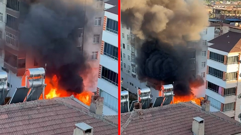 Elazığ'da korkutan yangın